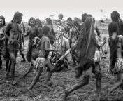 One of the last photos of Michael Rockefeller in New Guinea. He would later be eaten by cannibals on the island. from new guinea xxx
