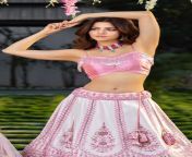 Vedika navel in pink lehanga from vedika nude navel