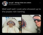Well well well. Look who showed up to the popes ndn naming from patri popes