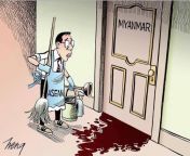ASEAN is busy hiding Myanmar People&#39;s Blood. By IG brush4justice from myanmar http nyamintharx net