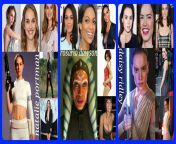 May some Force be needed?... Natalie Portman, Rosario Dawson, Daisy Ridley... 1. Head holding face fuck 2. Throat choke missionary pussy fuck 3. Prone bone painal from rosario dawson pussy