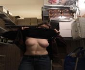 Flashing in the stock room from dick flashing in steet indian