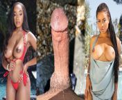 Poolside cock for busty ebony beauties: who do you go for first? from babecock ebony