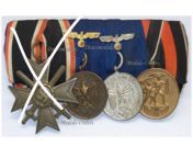 How much would a medal group like this cost 12 year 4 year and Sudetenland medal (without the merit cross) from medal