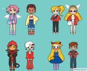 Can you guys guess which Characters these are? (Hint: Six are all from the same show and two are from a different show). from indian xxx six hd all vi
