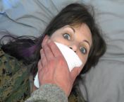 Handgagged with a smelly rag (OC) from cop handgagged