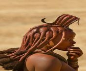Himba woman from Namibia. from himba from namibia girls naked shows pus