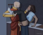 Aang &amp; Katara (vanillabutspicy) [Avatar: The Last Airbender] from avatar aang facking katara