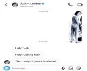 BREAKING NEWS: Intimate Texts Between Maroon 5 frontman Adam Levine and The Beatles John Lennon has been leaked. Primary sources report that the affair has been going on for months despite both artists being married and having children. from adam zango and na