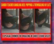 https://www.clips4sale.com/studio/145371/22670477/candid-teacher-dangling-heelpopping-and-toe-wiggling Candid Teacher Dangling Heelpopping and Toe wiggling from teacher
