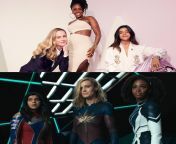 Which of The Marvels (Brie Larson, Teyonah Parris, Iman Vellani) is your favorite in and out of costume? from iman vellani nude