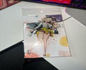 3D wife got me an acrylic stand of my 2D wife for my birthday ? pog from 3d toddlercon mypornsnap me