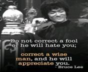 Bruce Lee quotes from bruce lee demo video