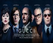 First poster for Ridley Scott&#39;s &#39;House of Gucci,&#39; starring Lady Gaga, Adam Driver, Jared Leto, Jeremy Irons, and Al Pacino from rajce leto pussyl sch
