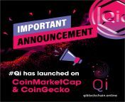 QI Blockchain (QIE) can be tracked on CMC and Coingecko #qi #qie #foxcampaigns #qiblockchain #web3 #crypto from qi 4prlwge