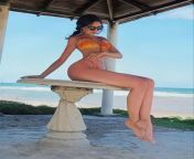 A small girl in a small table, in a big beach from 16 small girl sex xxx onm cmo girl forced
