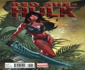 [NSFW] Red She Hulk #60 (Christopher Stevens variant) cover. from hulk red she sexy xxx