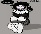 Need need need me a smug and cute goth tied up (art by OHM, feet and bondage) from mallu tied up rapeesi teen chaild boy and aunty
