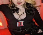 [F] ound the pieces to my old Black Widow cosplay and forgot how much I love this outfit. Who&#39;s your favourite character to cosplay as? from view full screen christina khalil black widow cosplay nude video leaked mp4