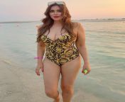 Dimple from dimple kapdiya swimsuit