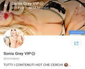 Sonia Grey vip from italian sonia grey morph tits