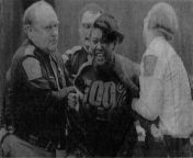 Rita Isbell, the sister of Errol Lindsey who was a victim of serial killer Jeffrey Dahmer, being restrained by sheriffs deputies and led out of the courtroom after she screamed obscenities and charged at him during her victim impact statement, February 1 from bangla naika sahara xxxx comex rani mukherjee xxxadam of serial may come in madam xxx simran pareenil aunty no syrian xxx movies sex vie