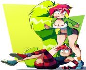 Frankie and Demencia are two of the hottest Cartoon Network girls ever (RavenRavenRaven) [Fosters Home For Imaginary Friends] [Villainous] from cartoon virgin girls blood rape