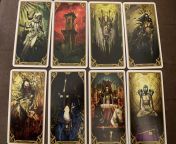 Wanted to share my new deck. These are a few of my favorites from the Night Sun Tarot by Fabio Listrani. A lot of the art in this deck resonates with me more often with certain cards of the Major Arcana in particular. from a4u asianude4you the