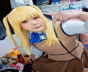 cosplay Shidou Maria from Maria Holic from hot bathing from maria