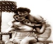 1920s lesbian cheeky boob grab. from tamil lesbian girls boob