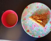 Today is my birthday, so it&#39;s cake and cocoa for breakfast. It&#39;s a vegan carrot cake I made myself! It turned out really yummy. ? from carrot cake porn