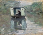 The Studio Boat (Le Bateau-atelier) (1876), Claude Monet, [2756 x 3348] from claude monet painter documentaries