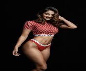 Disha Patani with hot navel piercing in red bikini ?? from ileana most romantic hot navel pressed in
