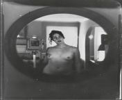 first ever large format (self) portrait! Calumet C &#124; 5,6/180 Shneider-Kreuznach Symmar &#124; Fuji Hr-U x-ray @ ISO 200 in PaRodinal 1:100 stand &#124; contact printed in PaRodinal 1:50 from priyamani x ray boobs