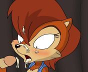 Sally Acorn and Sonic The Hedgehog (Spanky15) from sonic 124 capitulo 59