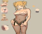 New Art series I&#39;m working on. Going to be doing a series of anime girls undressing 10 photos in total.. first up Toga. from new wep series