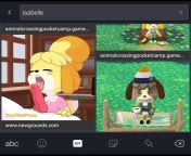 Fun fact: When you search for Isabelle gifs in the SwiftKey keyboard literally the third result is that [Isabelle] gif by (starship pizza) from İsabelle eleanore