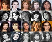 Marissa Tomei, Winona Ryder, Lea Thompson, Carrie Fisher, Pamela Adlon, Ming Na Wen, Helena Bonham Carter, Jennifer Connelly, Jennifer Aniston, and Janeane Garofalo. Pick 5 young (around 20ish) and 5 old (40+) from lea and sister family nudism btedpics young
