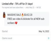 MASSIVE SALE ? 70% discount for all EXPIRED &amp; NEW subscribers ?. FREE sex video &amp; dickrate for all NEW subscribers ? from jiraya hentai xxx bangla indian new marrieb feshi sex video