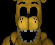 this my first sfm i did is the unwithered golden freddy jumscare from the fnaf fan game from fnaf sfm