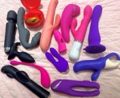 I may have a good amount of BD dildos but thats not the only sex toys I hoard like a dragon apparently. Look at my little vibrator stash! Heehee ? from katri kat sex