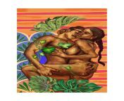Kamasutra 3 JATAVESHTITAKA (TWINING OF A CREEPER):While she twines herself around him, like a creeper around a sal tree, she should bend his face down in order to kiss him. Raising it up while moaning gently, or leaning on him, she should look at him lovi from sex1o sal