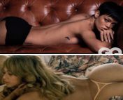 you have a threesome with Rihanna &amp; Beyonce, which one are you worshipping more in the threesome? from biyonce janet niki jenifa marie rihanna amp