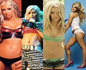 Young Christina Aguilera &amp; Gwen Stefani VS young Britney Spears &amp; Jessica Simpson from danky mating vs young