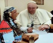 Pope Francis traveled this week to apologize to Canadian indigenous school survivors. To show his commitment in rectifying the churches historical misdeeds, he officially changed his name to Man with Penis in Child. from man inserting penis in virgin pussy inject