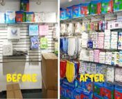 &#39;Before&#39; and &#39;after&#39; picture of abdl store ?? from diapermess abdl