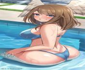 Pool day with Eunie (Namu) from namu wiki 유 후쿠시마