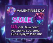 Valentines Day Sale 14% OFF/ 24hrs Only @ gorilla-machine.com from gorilla by