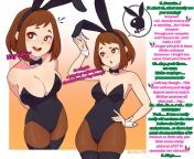 Miriko cosplay!..... I think? [MHA/My Hero Academia] [Ochako Uraraka] [Bunny girl] [Male pov(Deku)] [Oblivious girl] [Artist-Satelyte from lusciousnet bunny girl