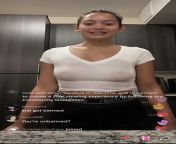 Who is the girl in the white shirt she has been appearing on TikTok live but has kept getting banned does anyone know her name or instagram from couple sex on tiktok live